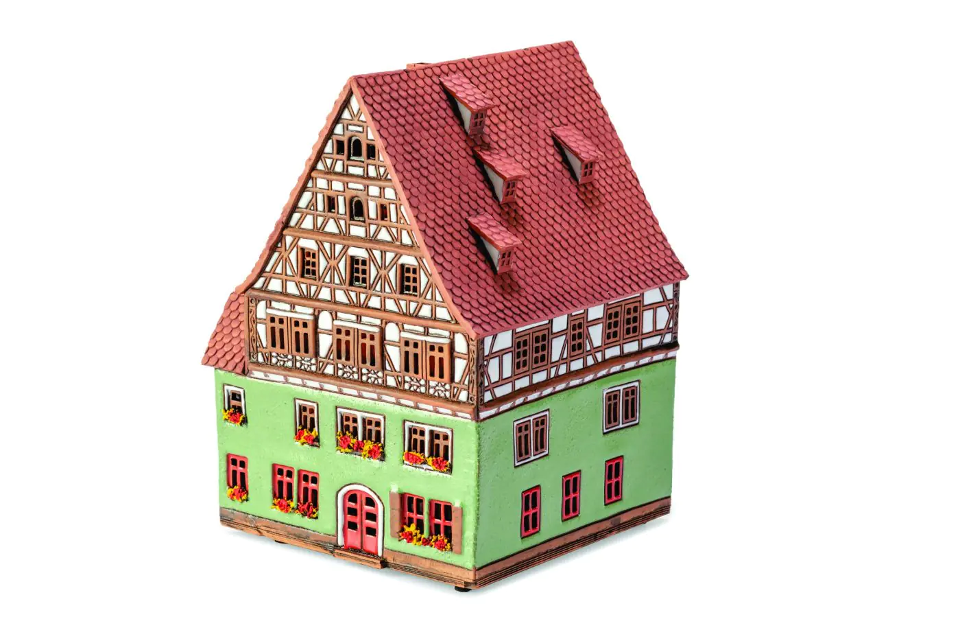 Ceramic miniature of Reichsküchenmeister hotel in Rothenburg RodT 11