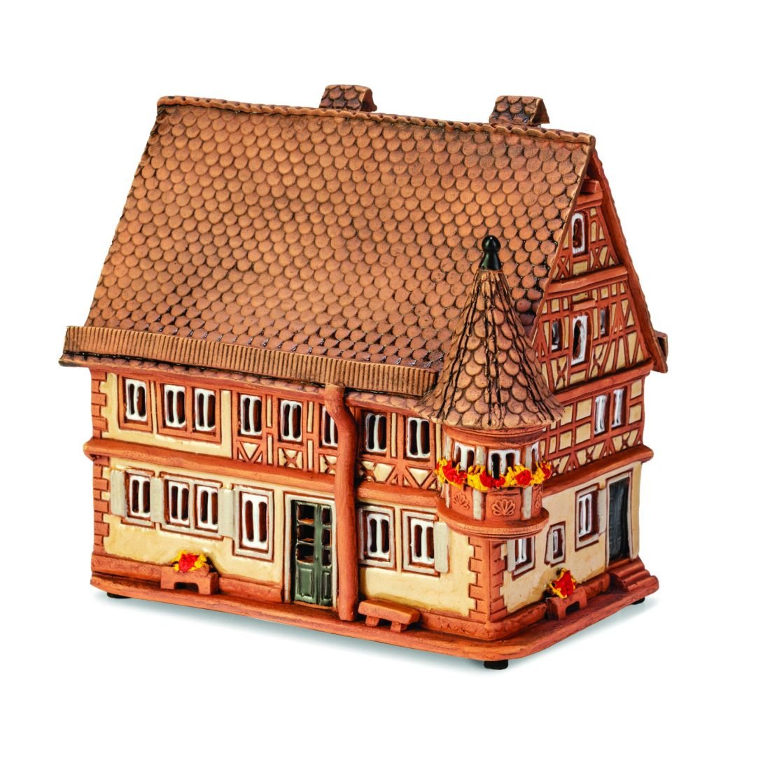 Ceramic miniature of Feuerleinserker in Rothenburg RodT 17