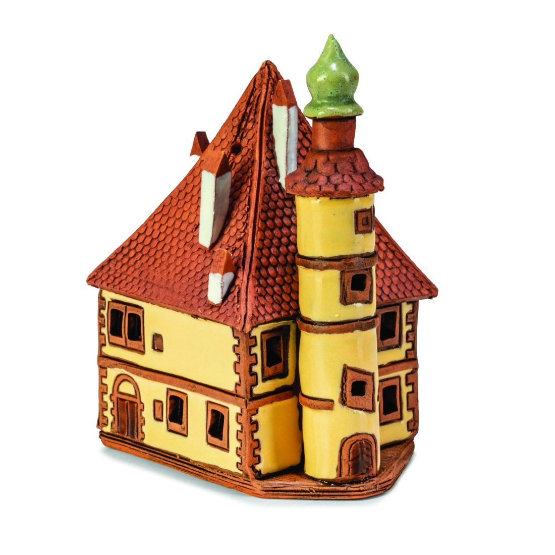 Ceramic miniature of Hegereiterhaus in Rothenburg RodT 18 MINI