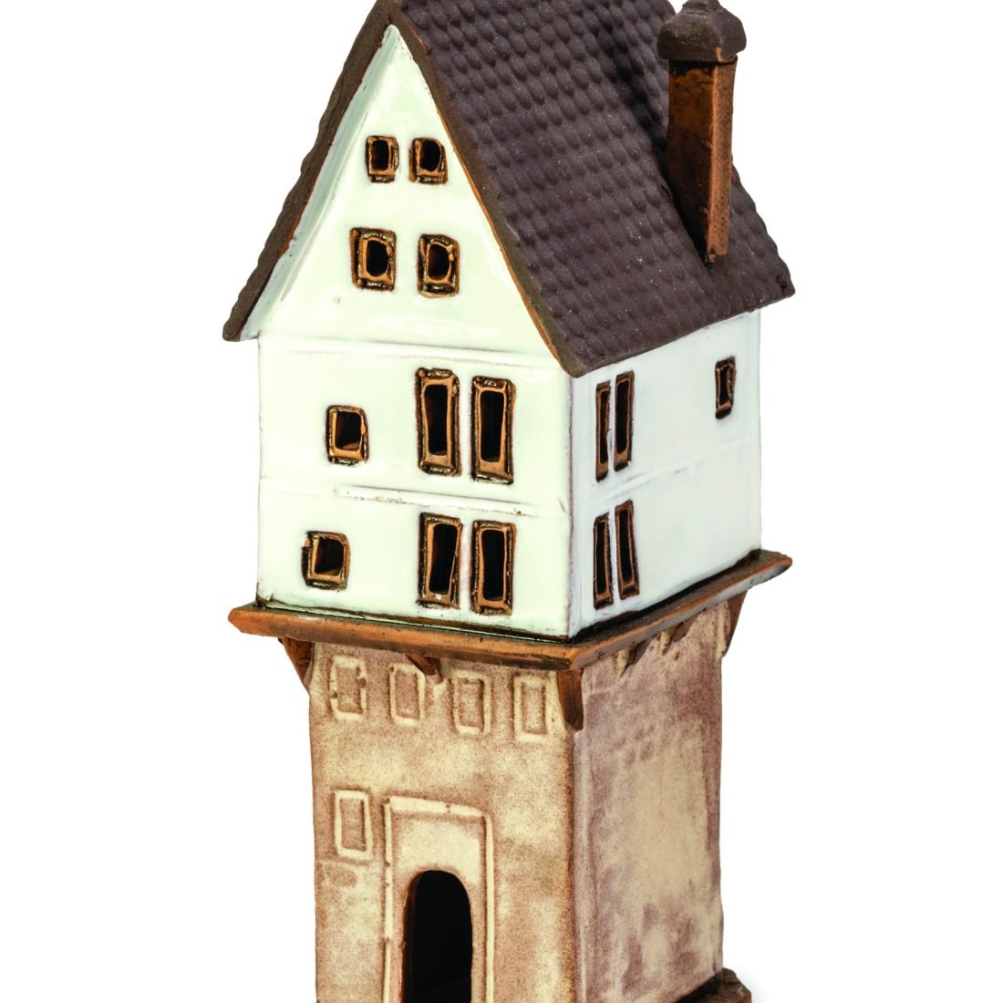 Ceramic miniature of Topplerschlösschen in Rothenburg RodT 20 MINI