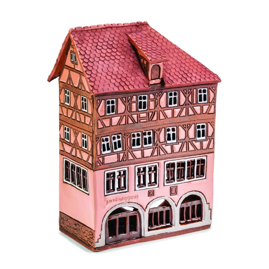 Ceramic plaque of original house in Rothenburg RodT 23 PL