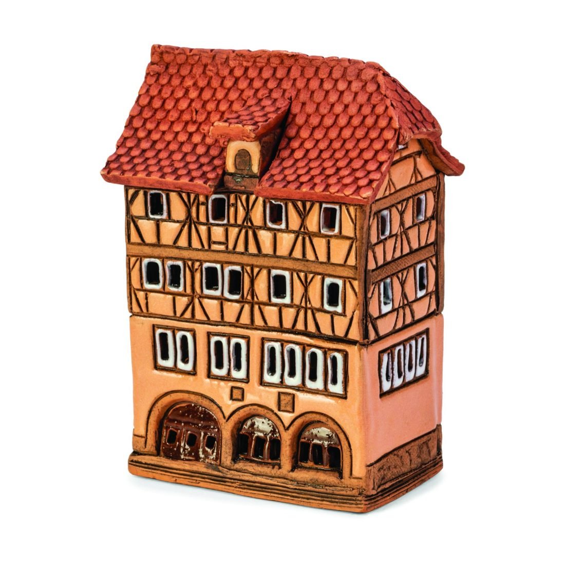 Ceramic miniature of original house in Rothenburg RodT 23 MINI