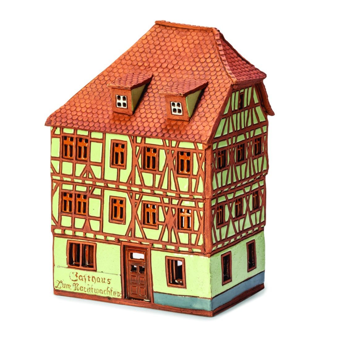 Ceramic plaque of original house in Rothenburg RodT 25 PL