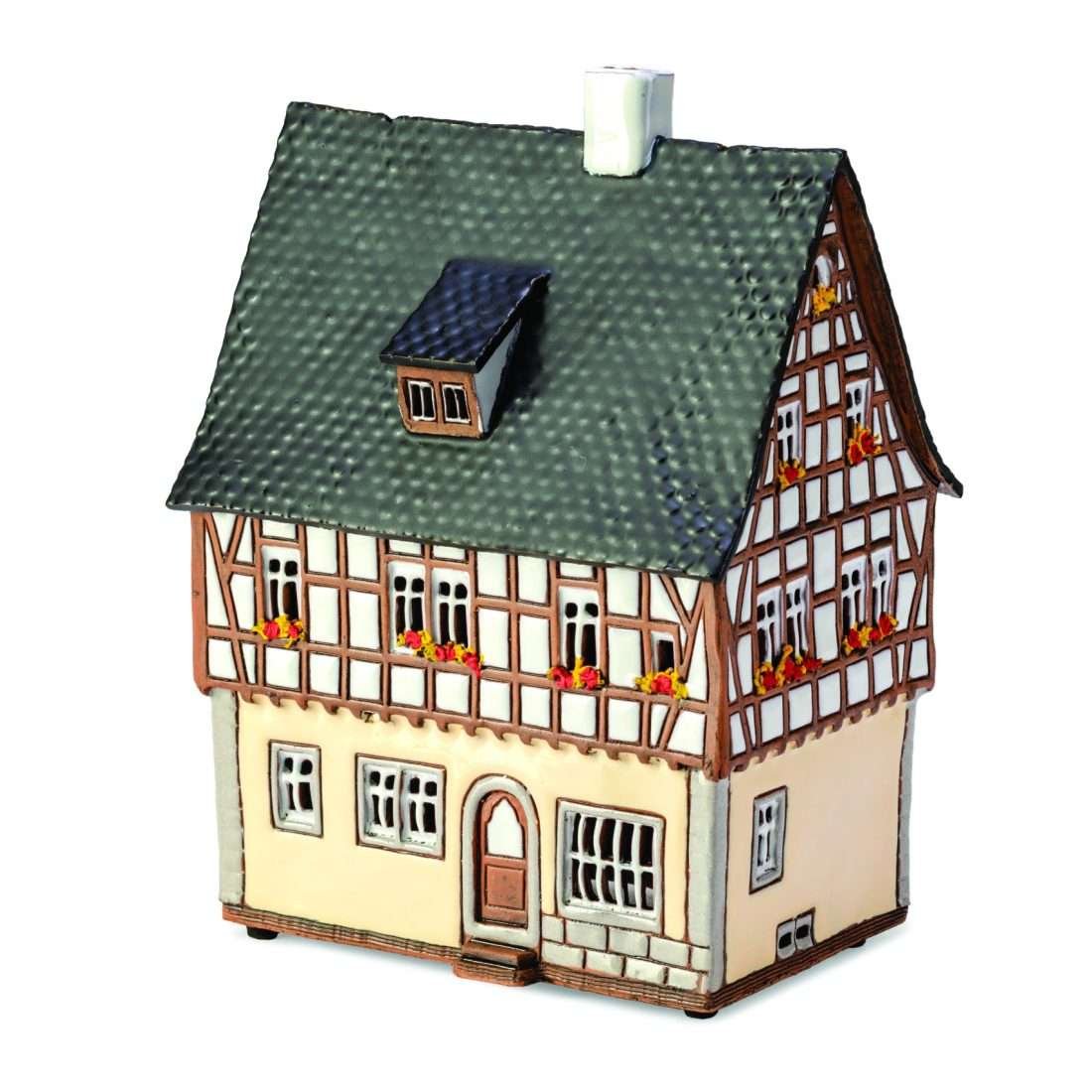 Ceramic miniature of Fachwerkhaus in Rothenburg RodT 26