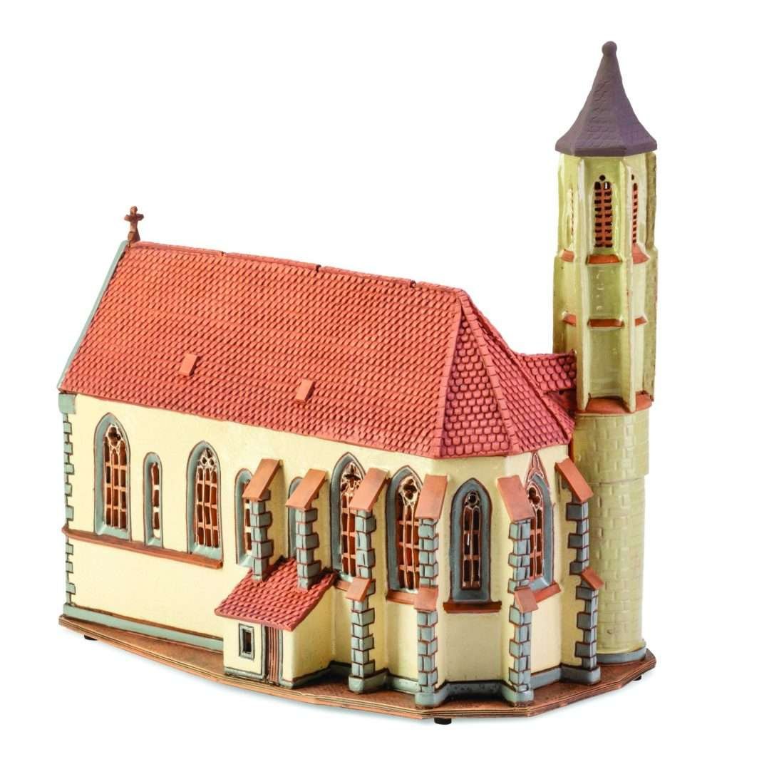 Ceramic miniature of Spitalkirche in Rothenburg RodT 30