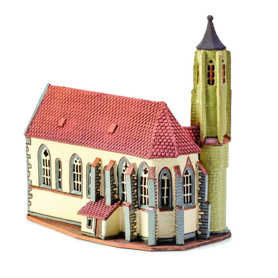 Ceramic miniature of Spitalkirche in Rothenburg RodT 30 MINI