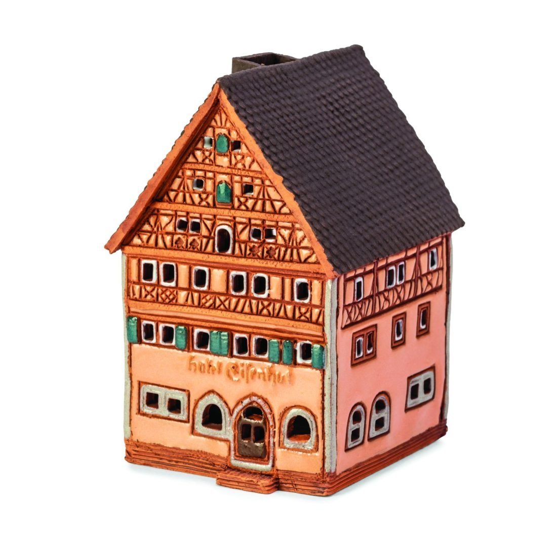 Ceramic miniature of hotel Eisenhut in Rothenburg RodT 30 RodT 32 MINI