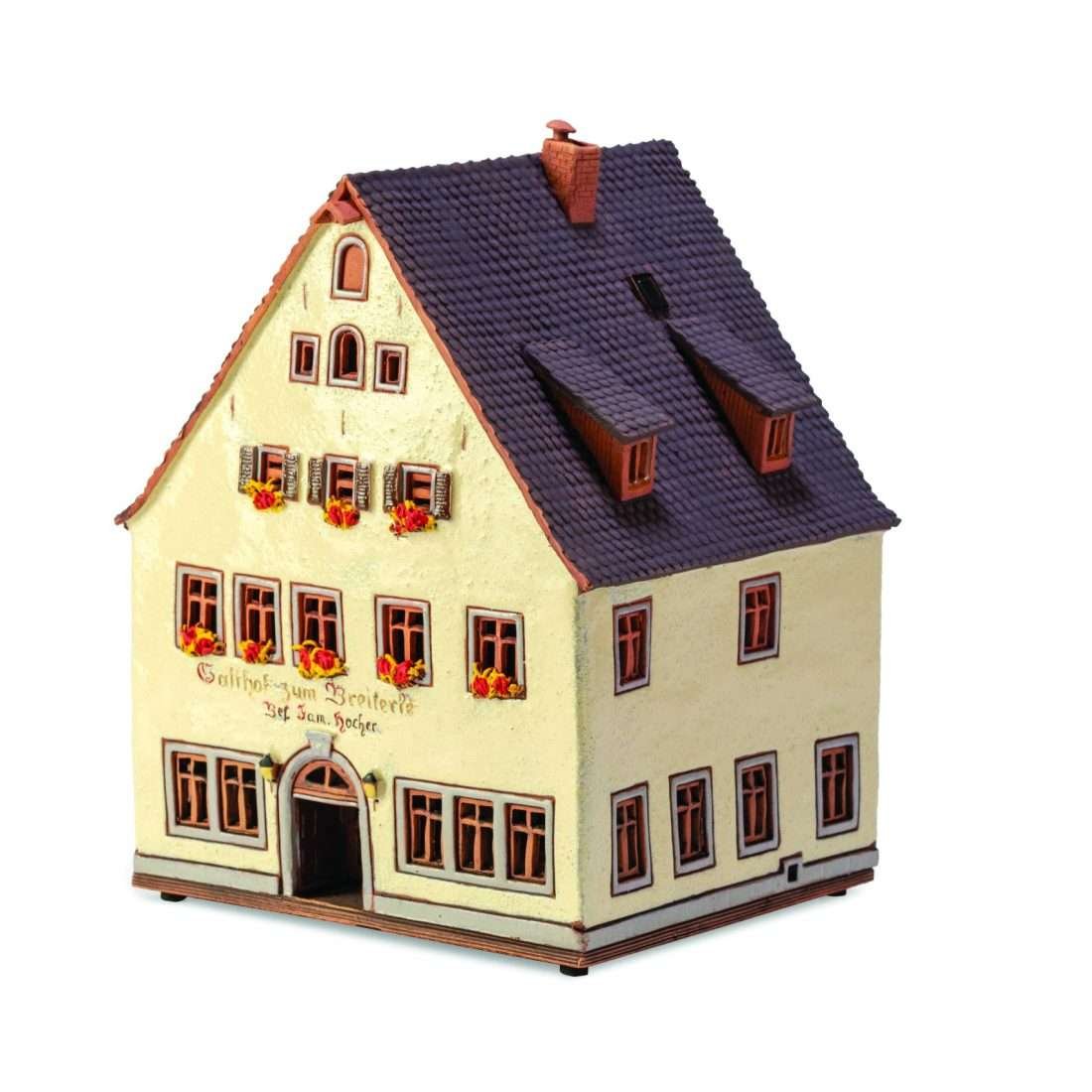 Ceramic miniature of Gasthof zum Breiterle in Rothenburg RodT 35