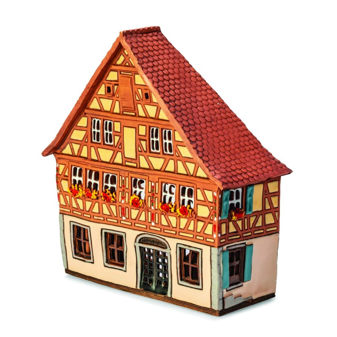 Ceramic plaque of original house in Rothenburg RodT 36 PL