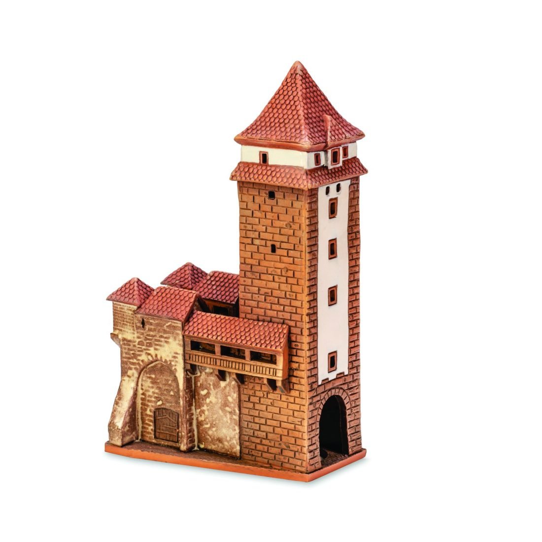 Ceramic miniature of Galgentor in Rothenburg RodT 46 MINI