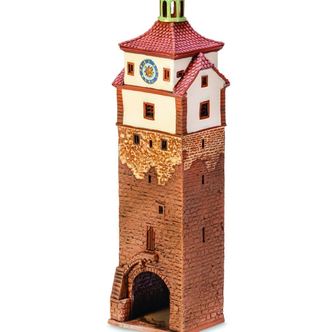 Ceramic miniature of Weißer Turm in Rothenburg RodT 48