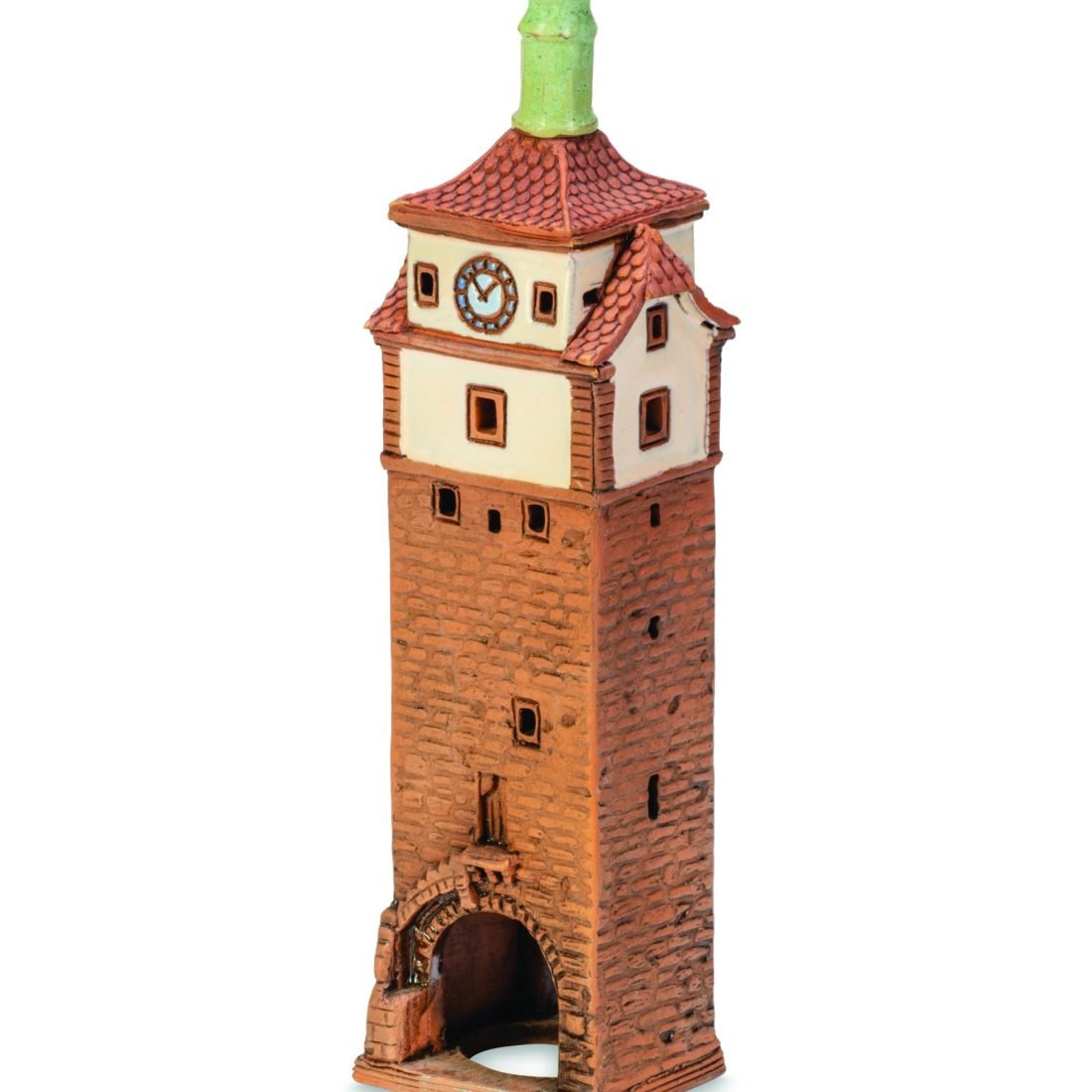 Ceramic miniature of Weißer Turm in Rothenburg RodT 48 MINI