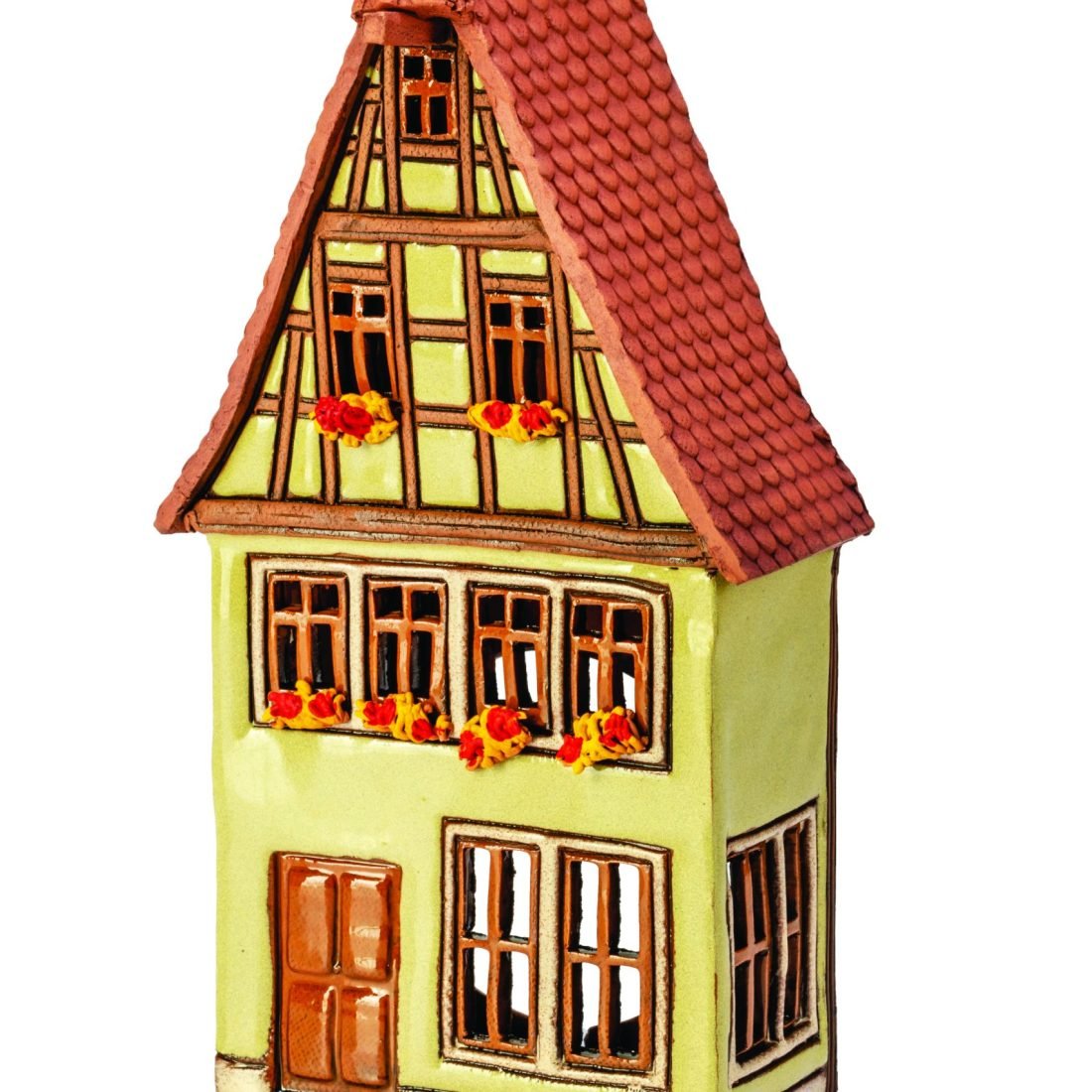 Ceramic plaque of original house in Rothenburg RodT 02 PL