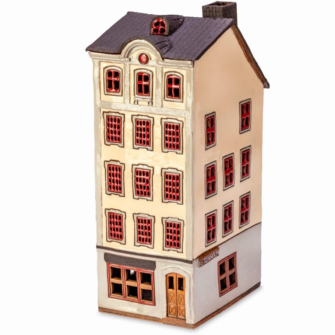 Ceramic miniature of Grand Square building in Stockholm SW 04 BIG