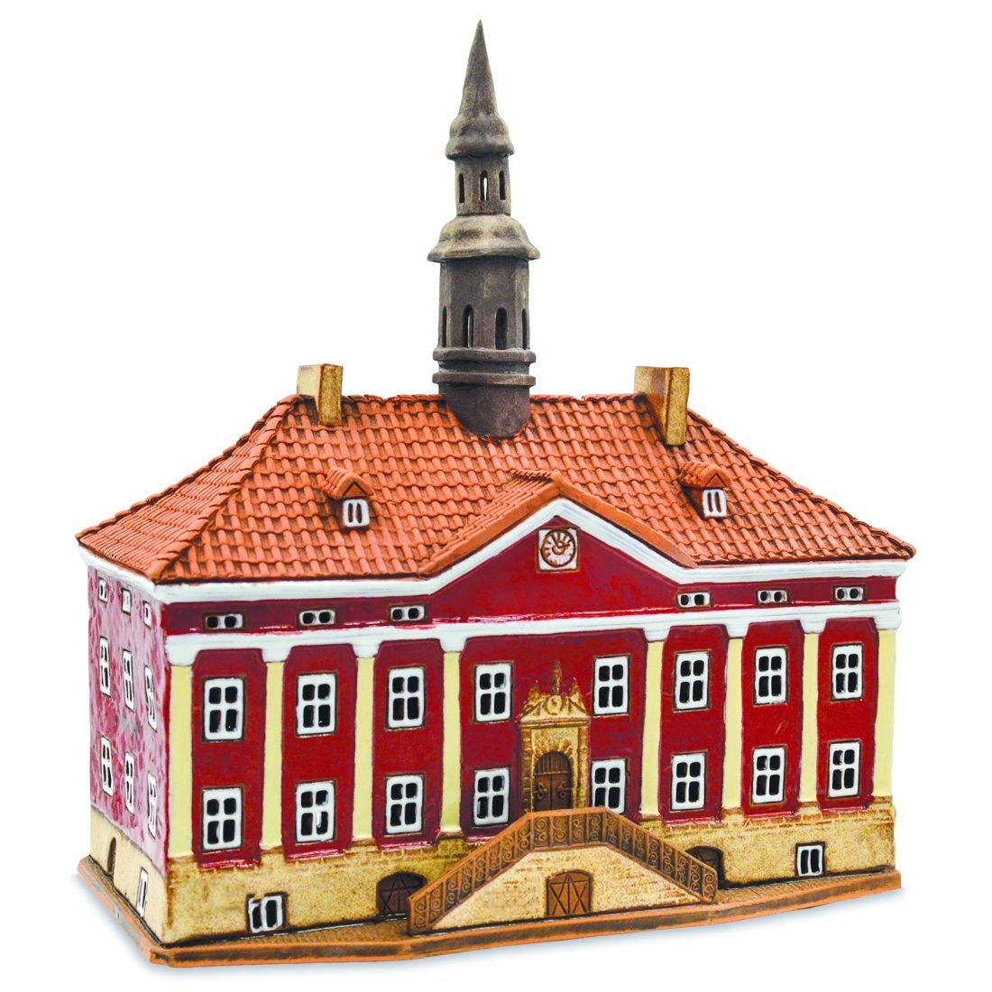 Ceramic miniature of the house in Narva VN 02