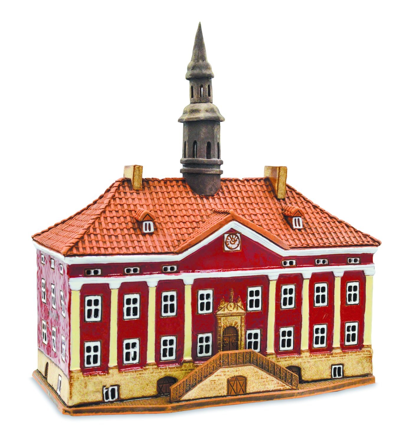 Ceramic miniature of the house in Narva VN 02