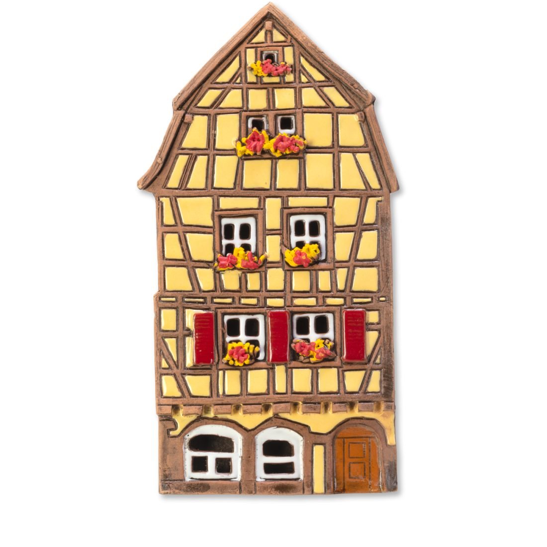 Ceramic plaque of original house in Alsace ALS 288 PL 3