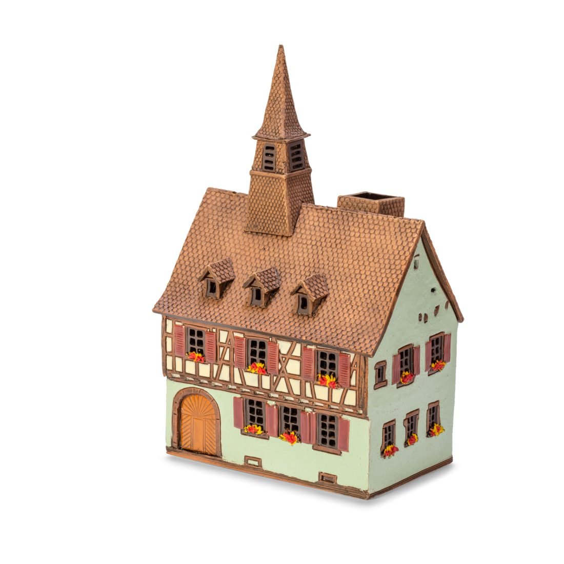 Ceramic miniature of the Albert Schweitzer Museum ALS 308 A 3