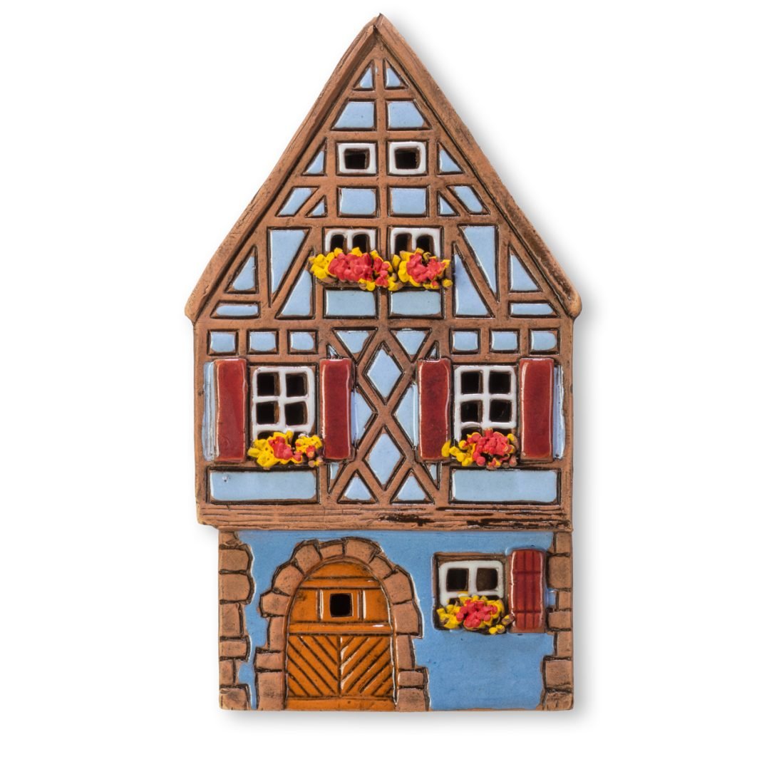 Ceramic plaque of original house in Alsace ALS 64 PL 3