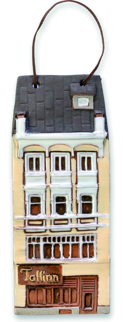 Ceramic plaque of original house in Tallinn TALL 28 PL