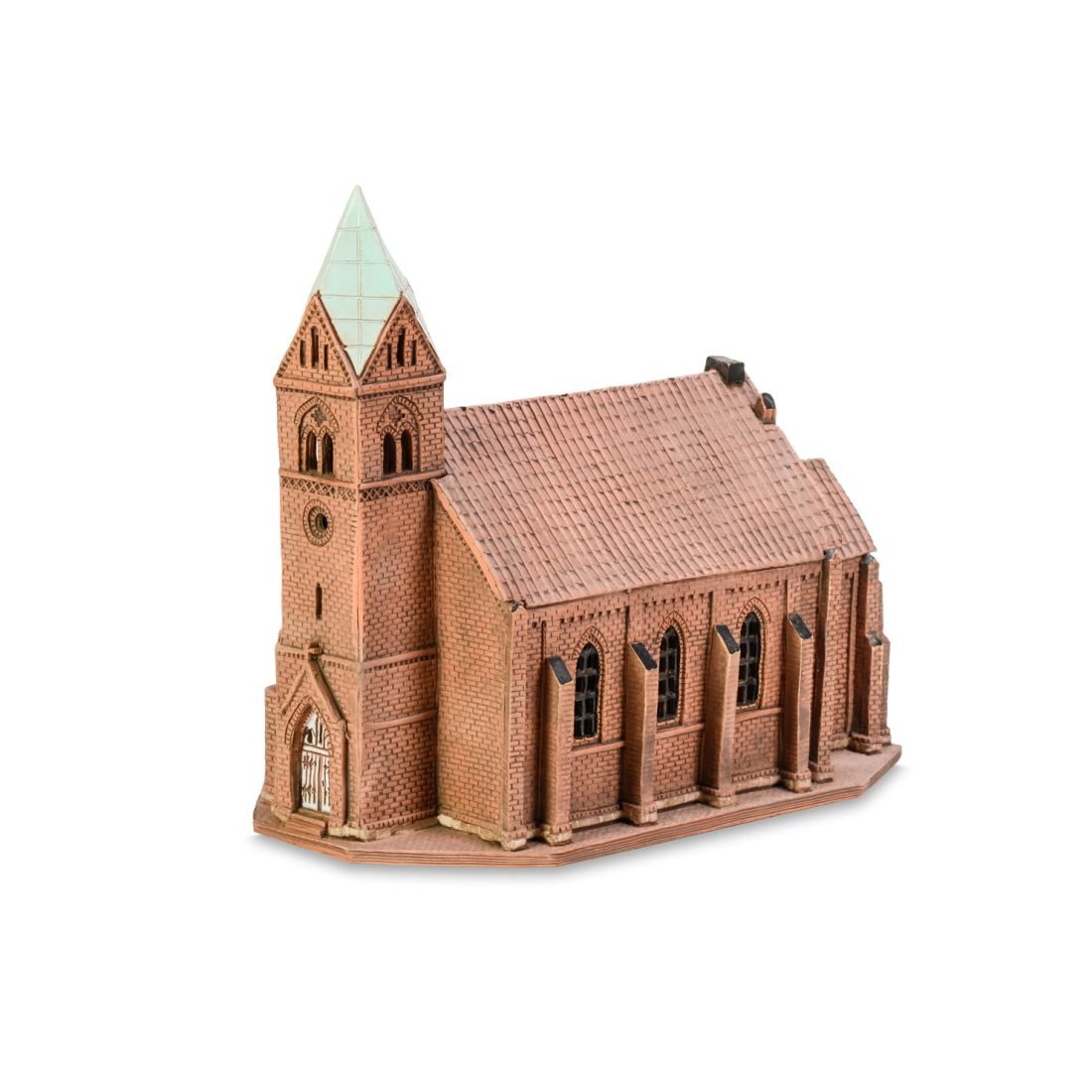 Ceramic miniature of the Church in Juodkrante LT 04