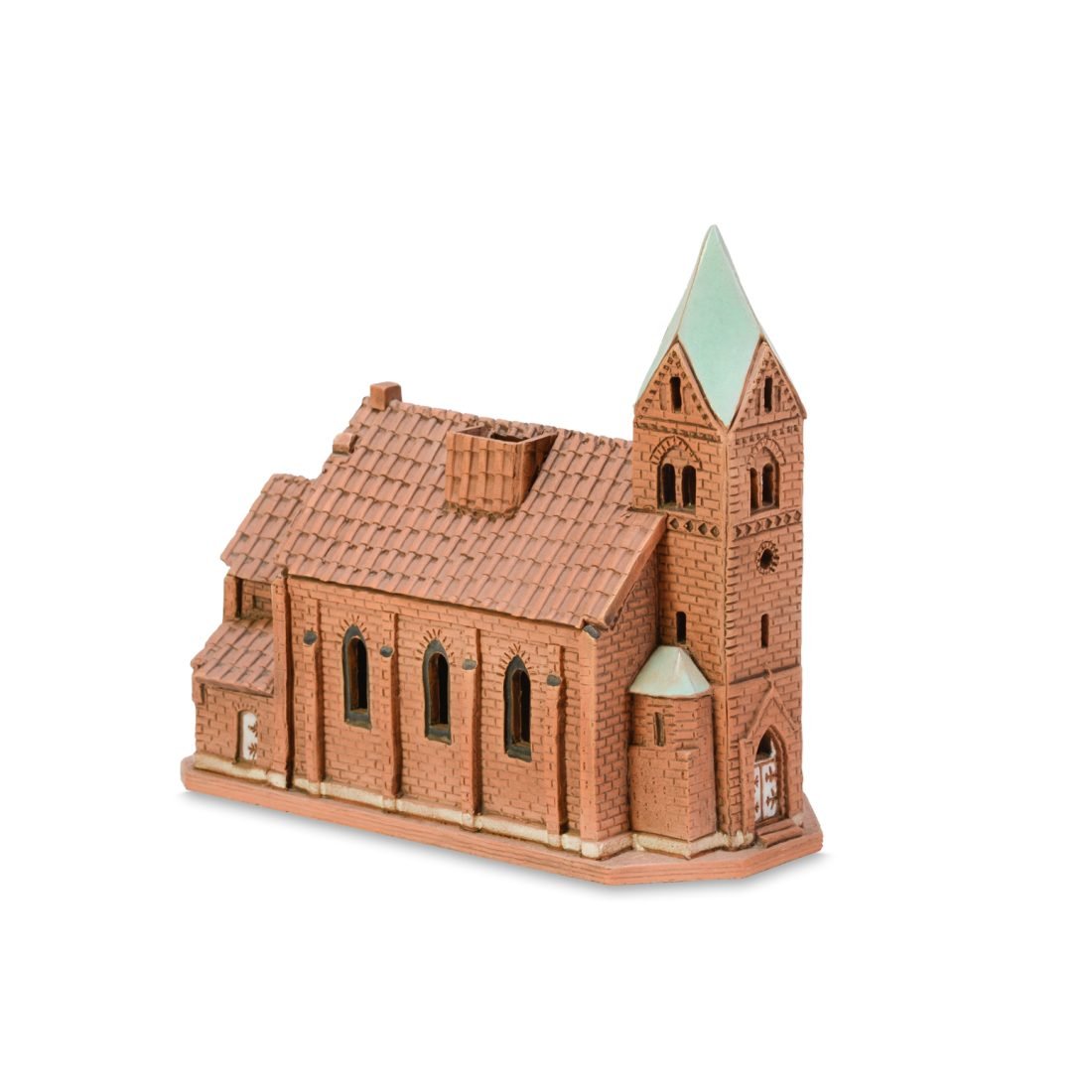 Ceramic miniature of the Church in Juodkrante LT 04 mini