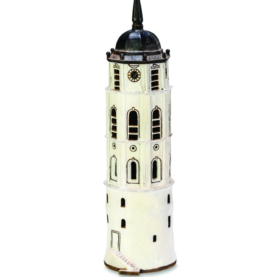 Ceramic miniature of the Bell tower in Vilnius LT 05