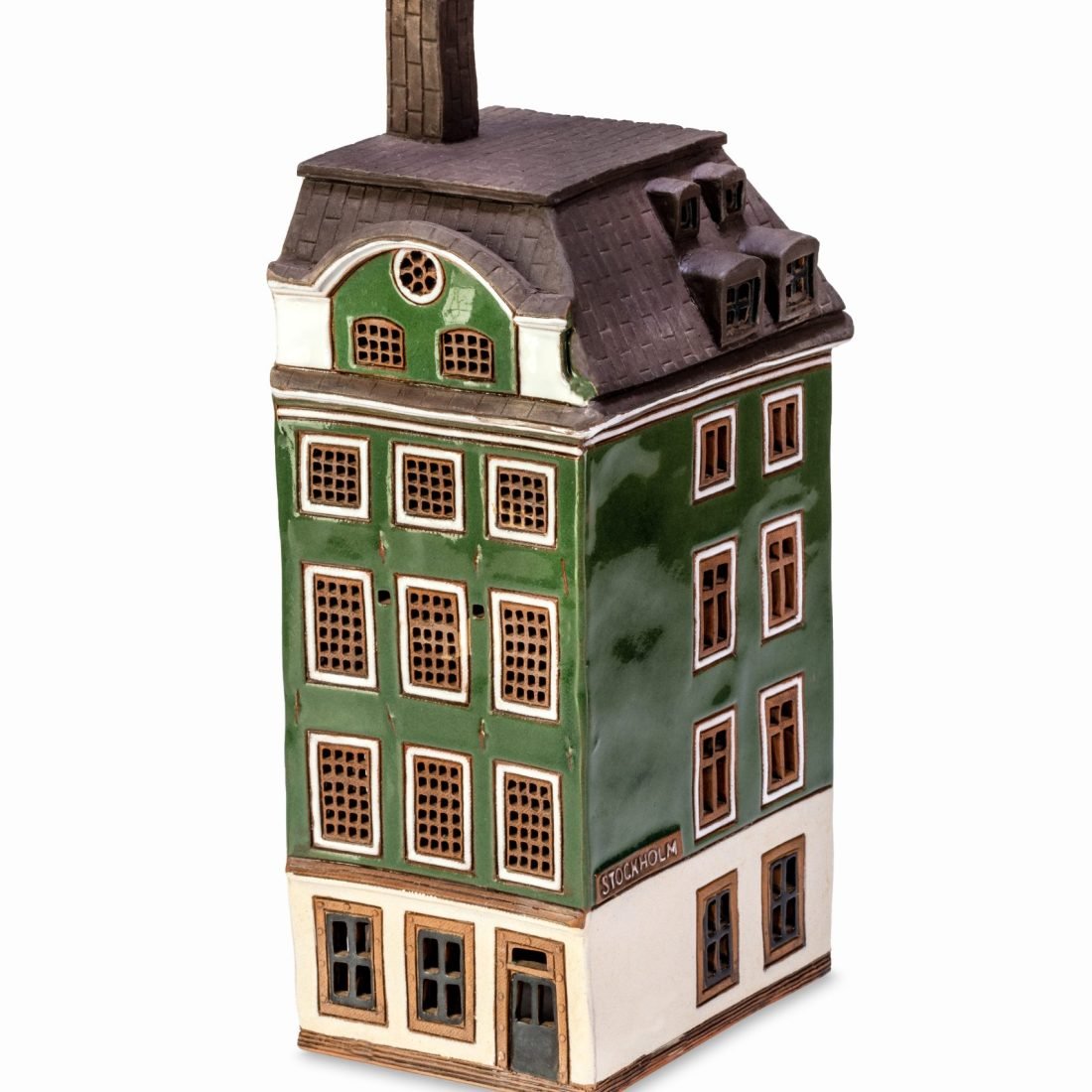 Ceramic miniature of Grand Square building in Stockholm SW 07 BIG