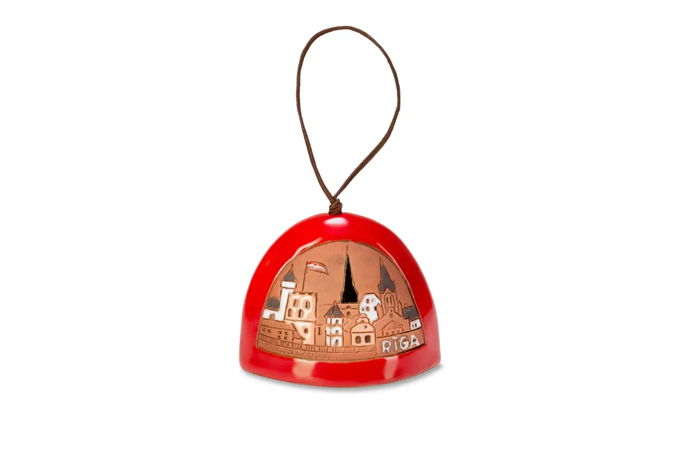 Ceramic hanging bell of Riga oldtown LV V 01