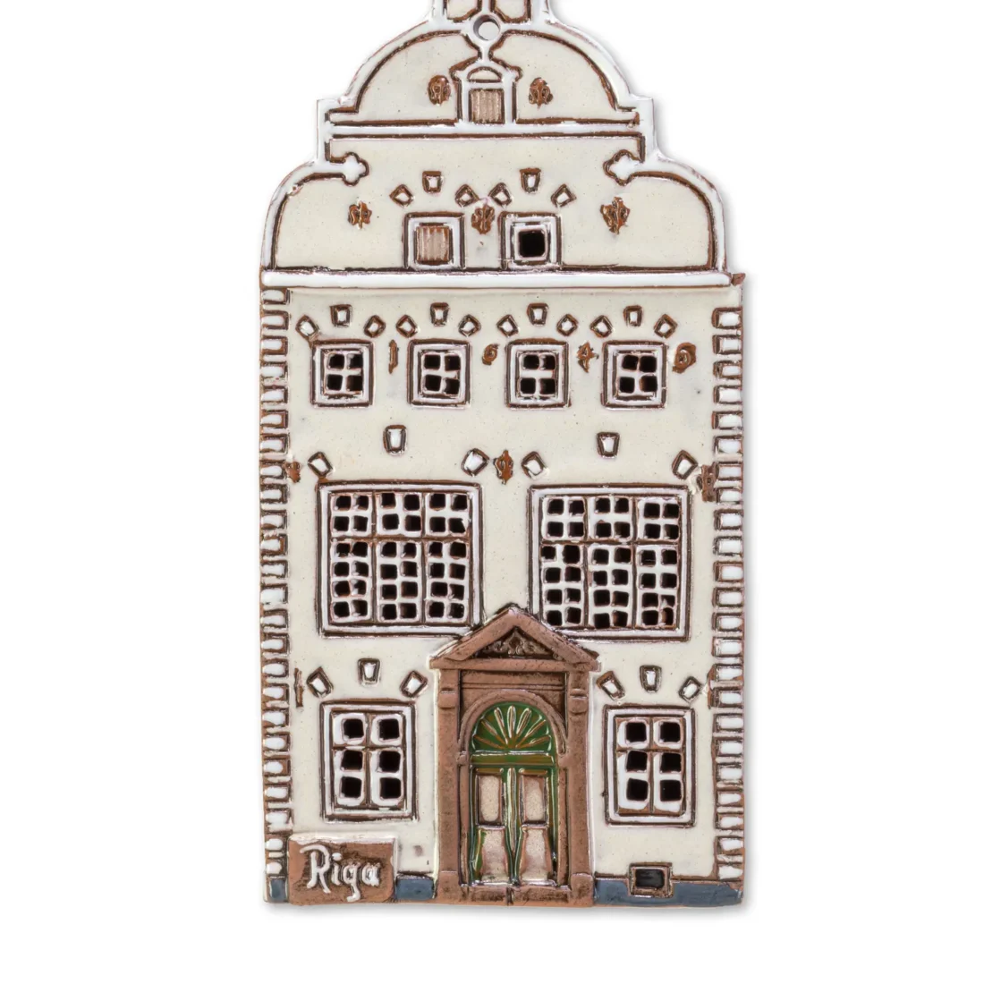 Ceramic plaque of Three brothers house in Riga LV 02 PL