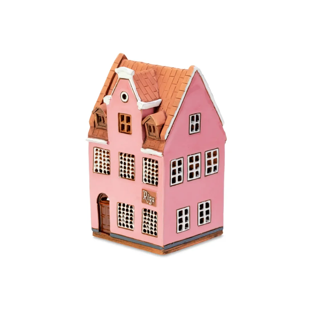 Ceramic miniature of the original house in Riga LV 07