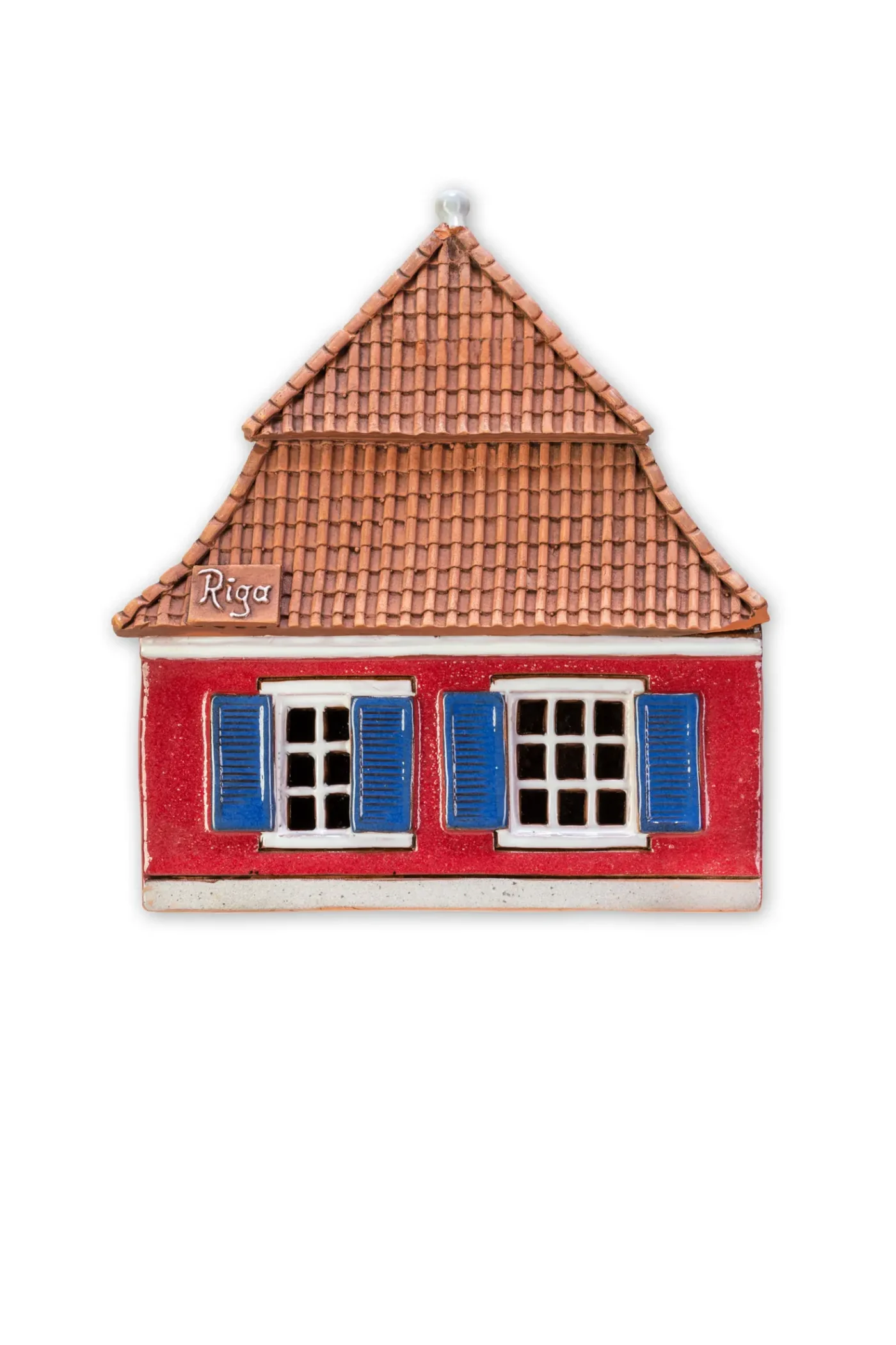 Ceramic plaque of original house in Riga LV 10 PL