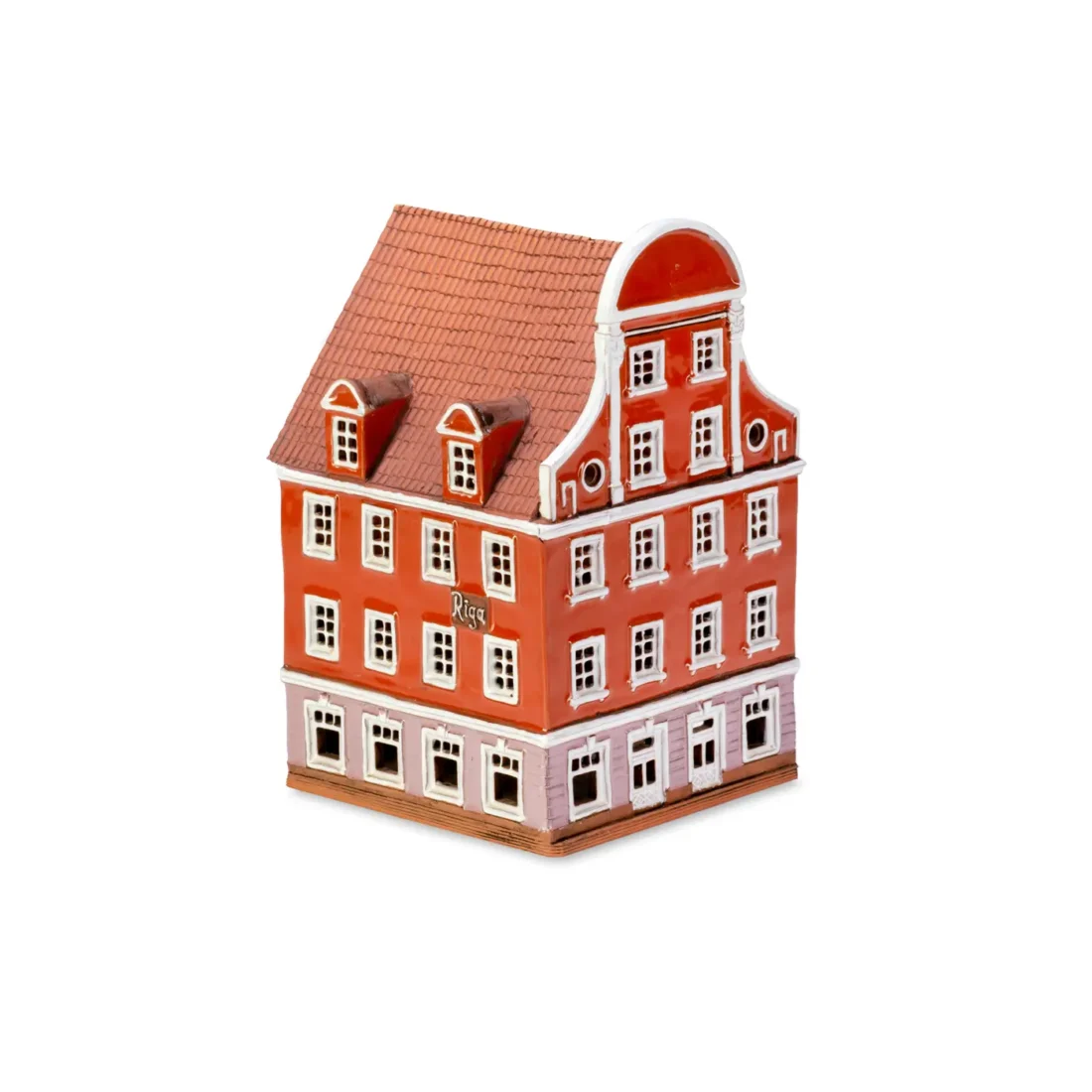 Ceramic miniature of the original house in Riga LV 16