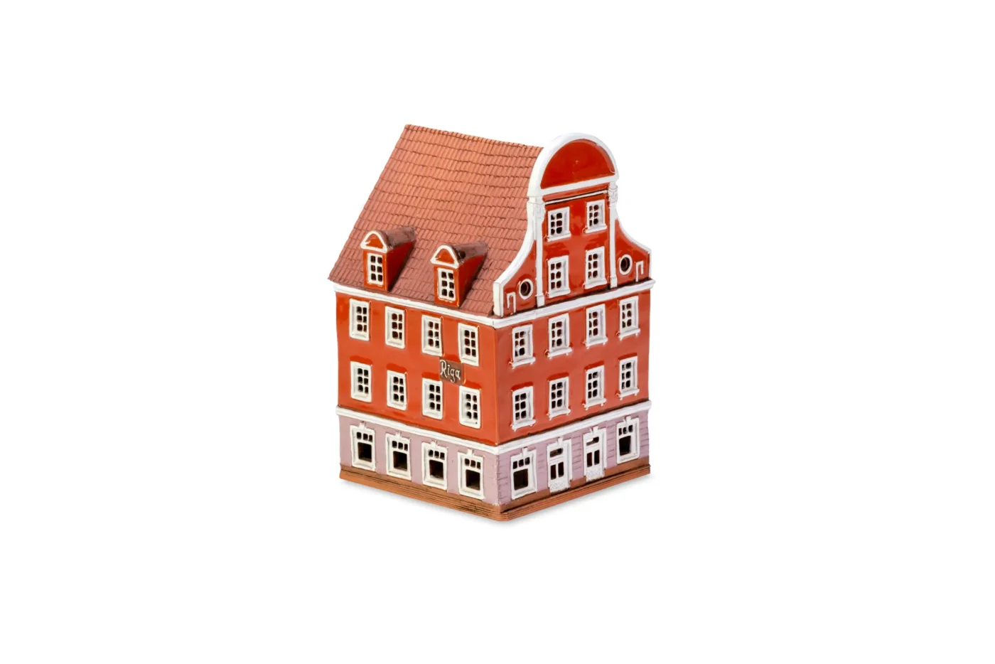 Ceramic miniature of the original house in Riga LV 16