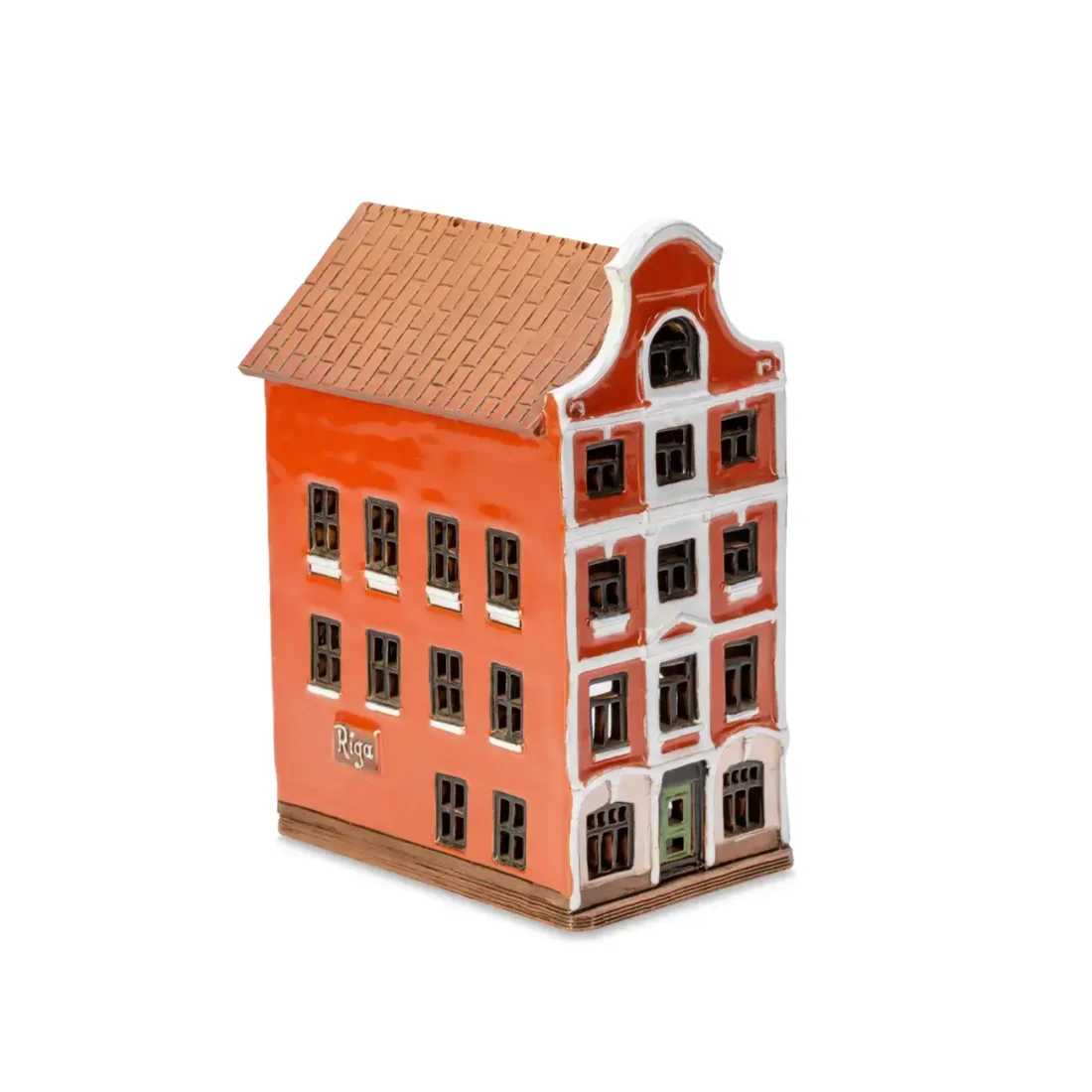 Ceramic miniature of the original house in Riga LV 19