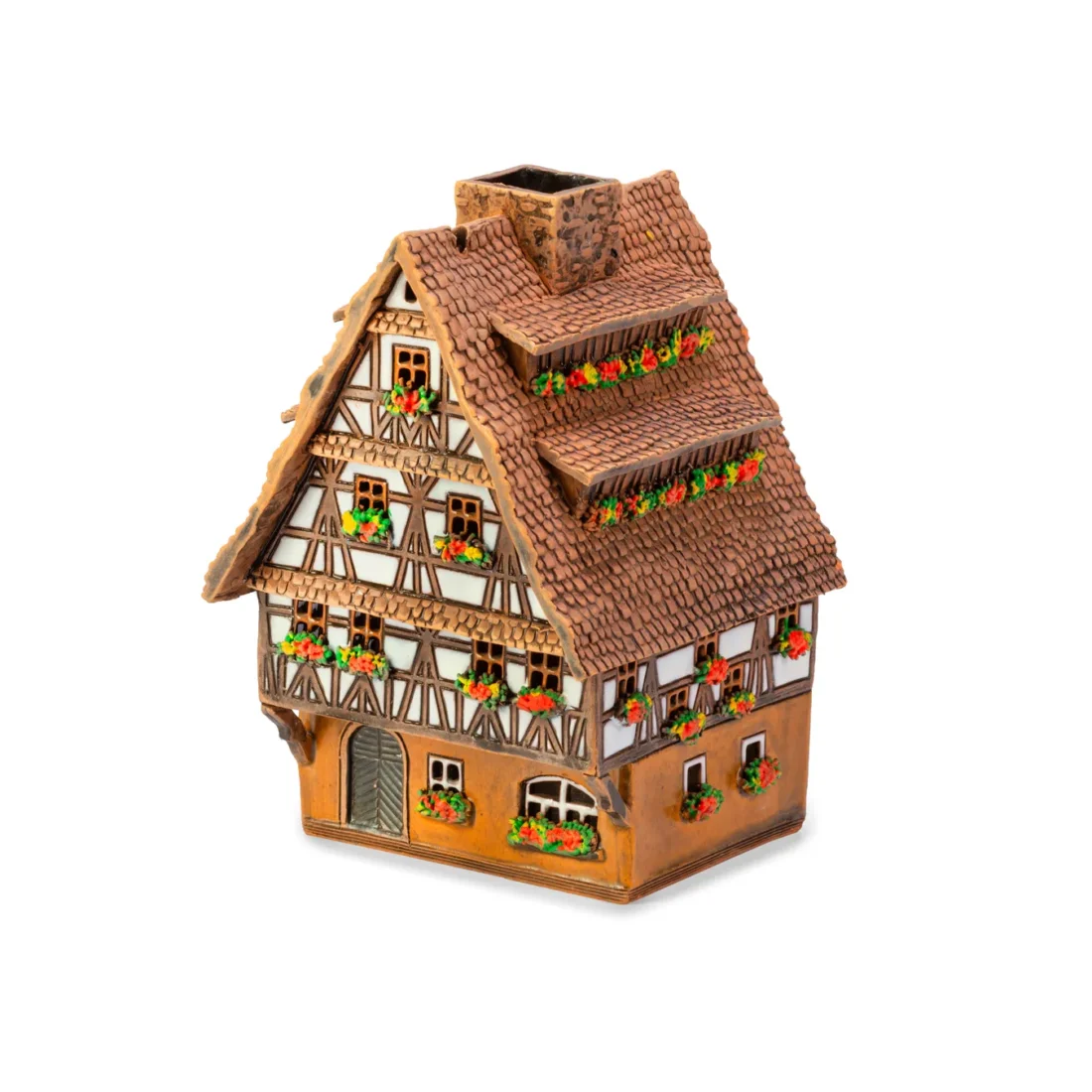 Ceramic miniature of original house in Alsace 102 VA