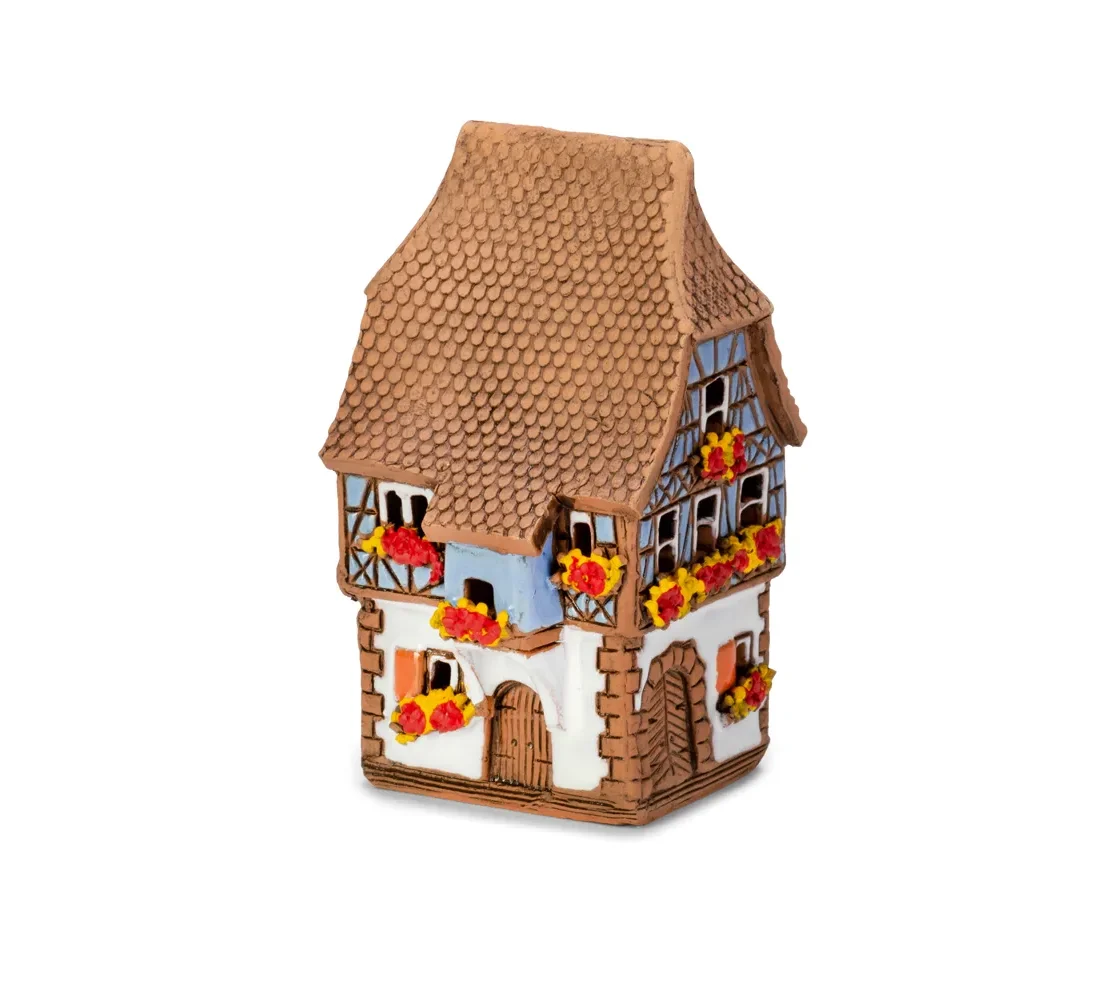 Ceramic miniature of original house in Alsace ALS 146 MINI 1