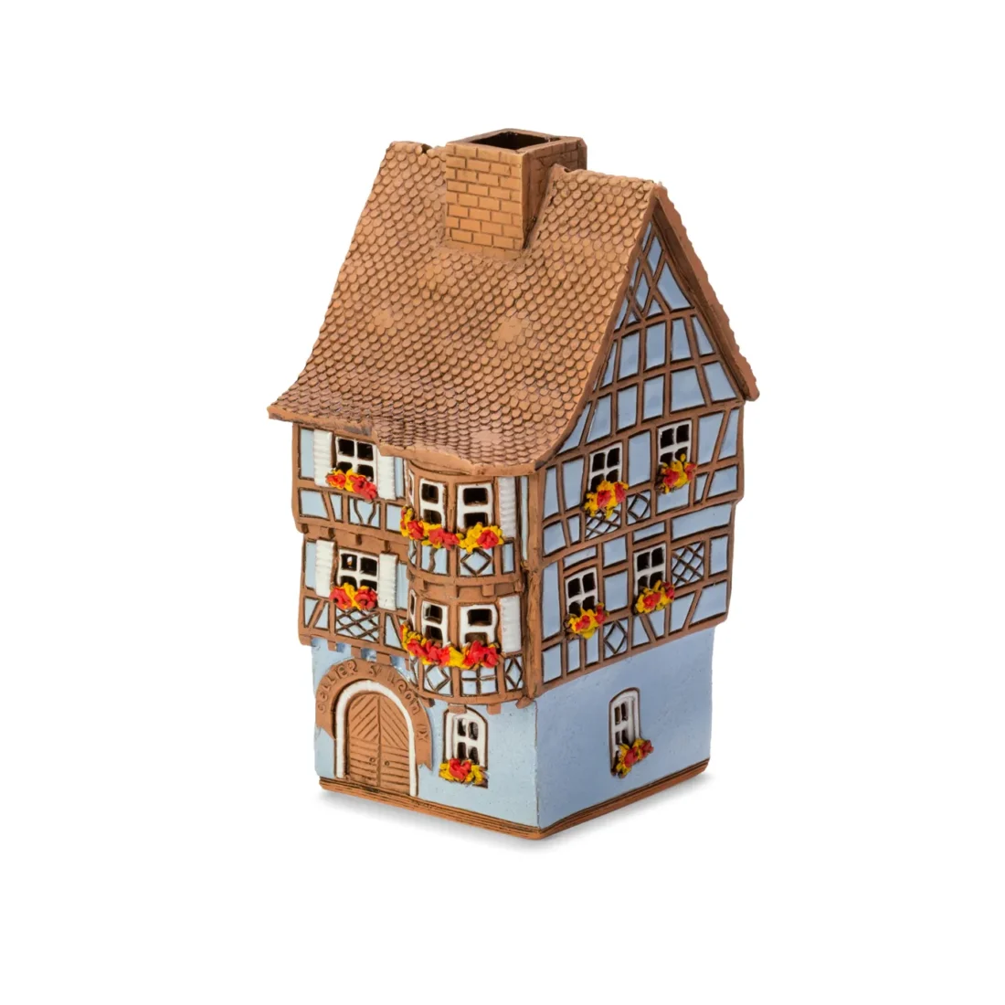 Ceramic miniature of original house in Alsace ALS 186 A 1