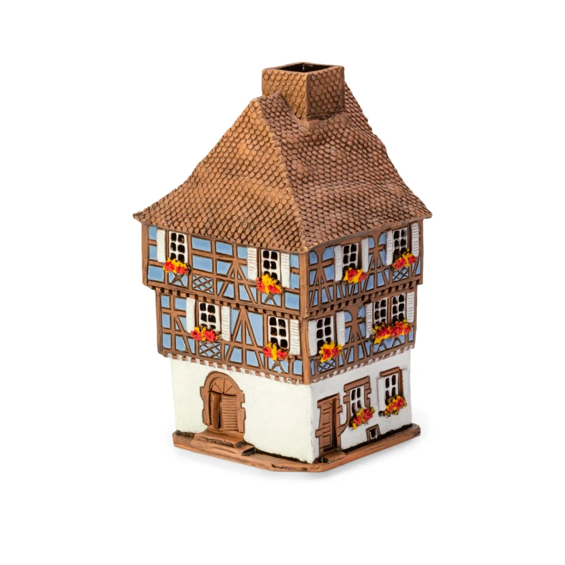 Ceramic miniature of original house in Alsace ALS 187 A 1
