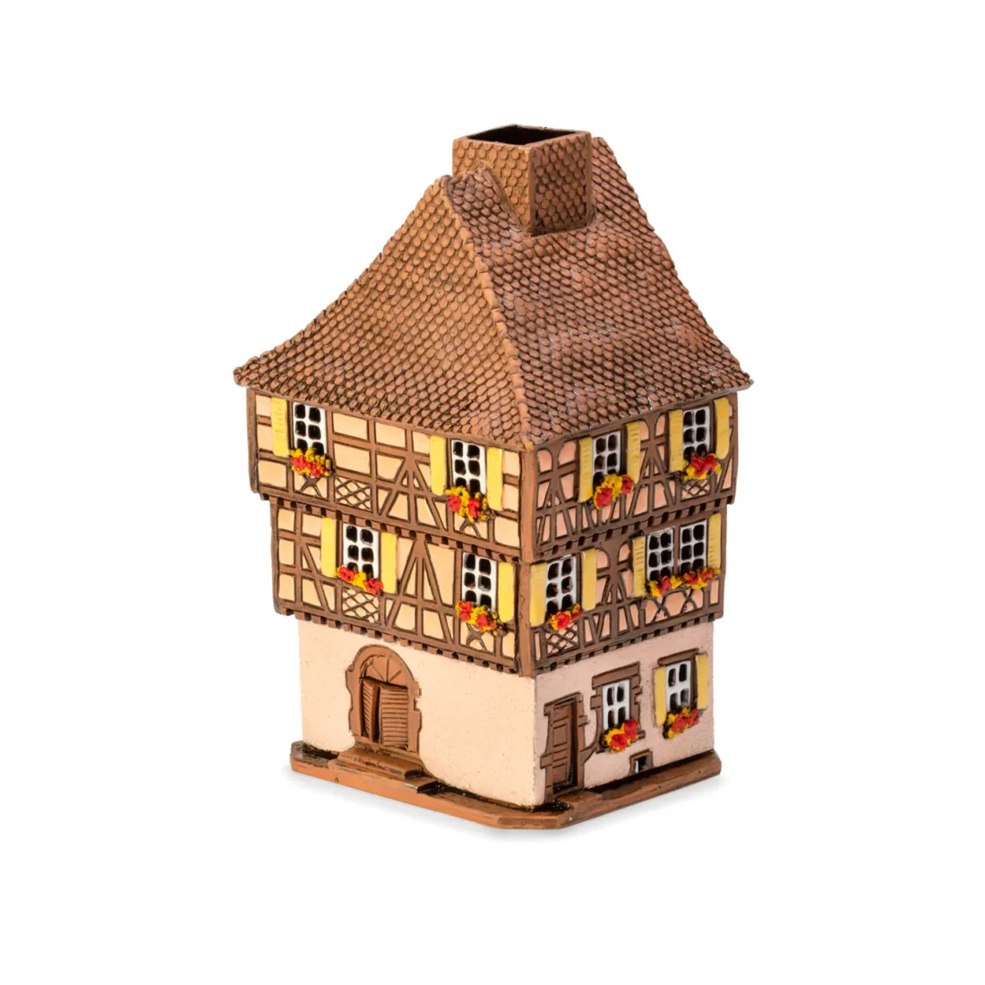 Ceramic miniature of original house in Alsace ALS 187 A 2