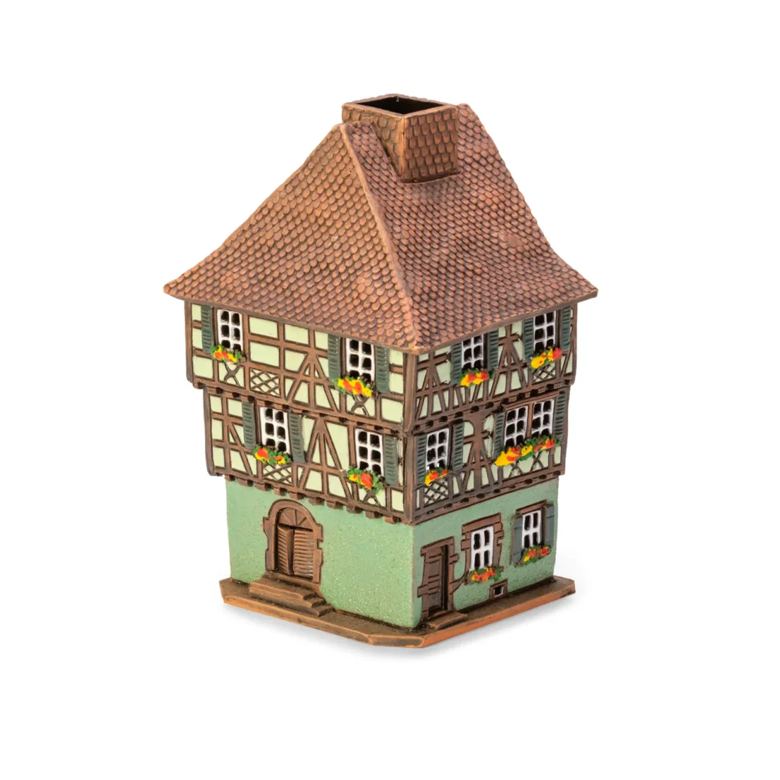 Ceramic miniature of original house in Alsace ALS 187 A 3