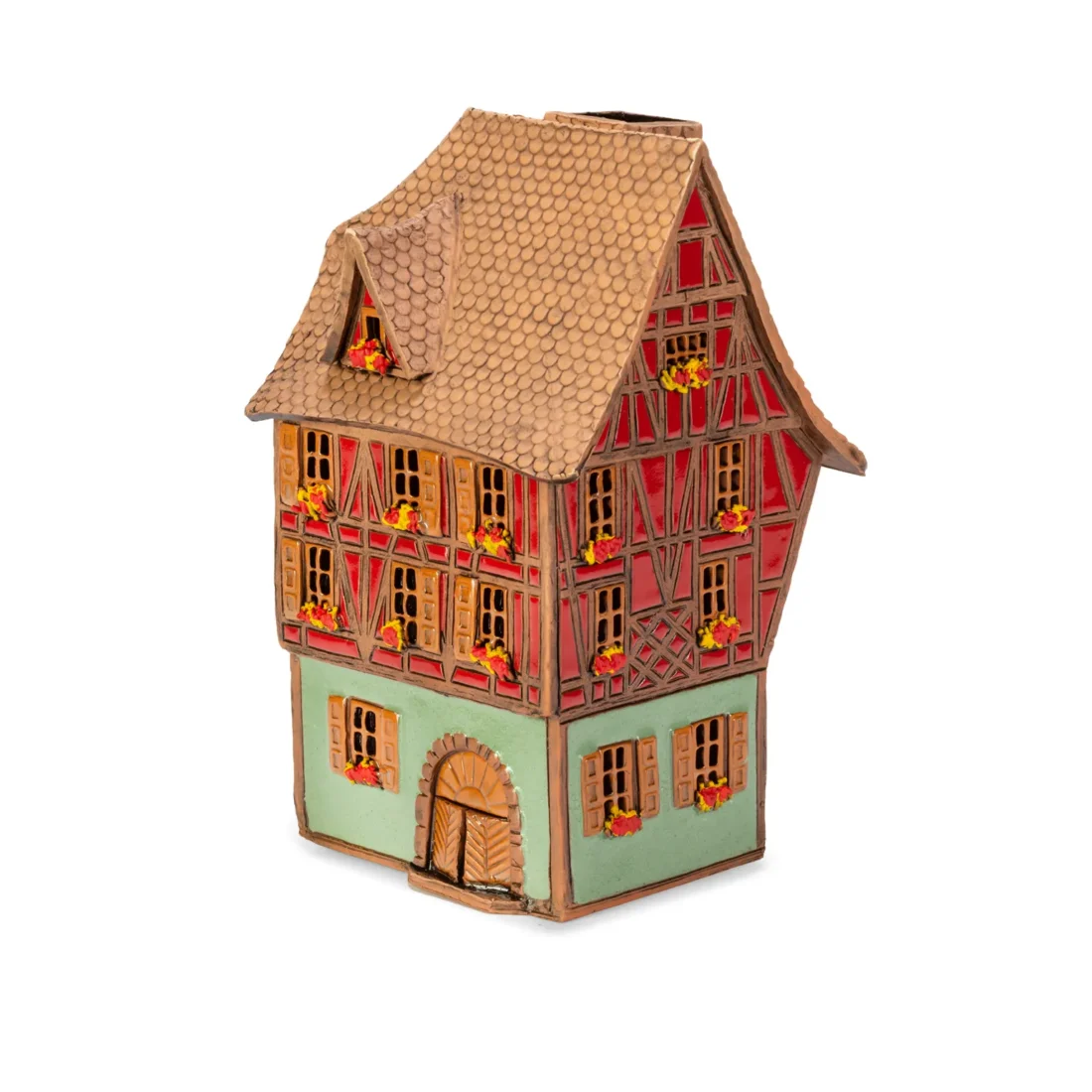 Ceramic miniature of original house in Alsace ALS 188 A 2
