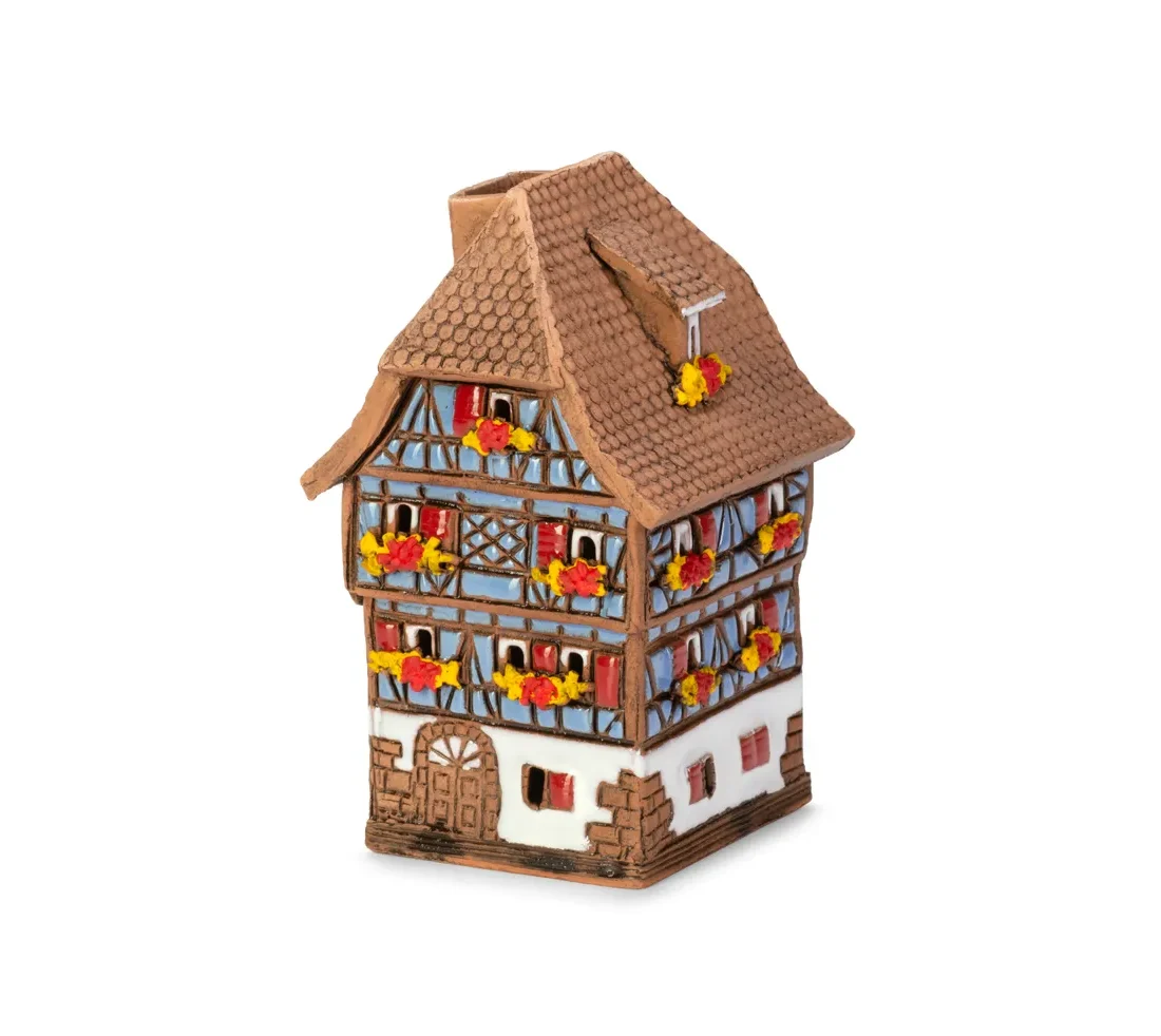 Ceramic miniature of original house in Alsace ALS 194 MINI 2