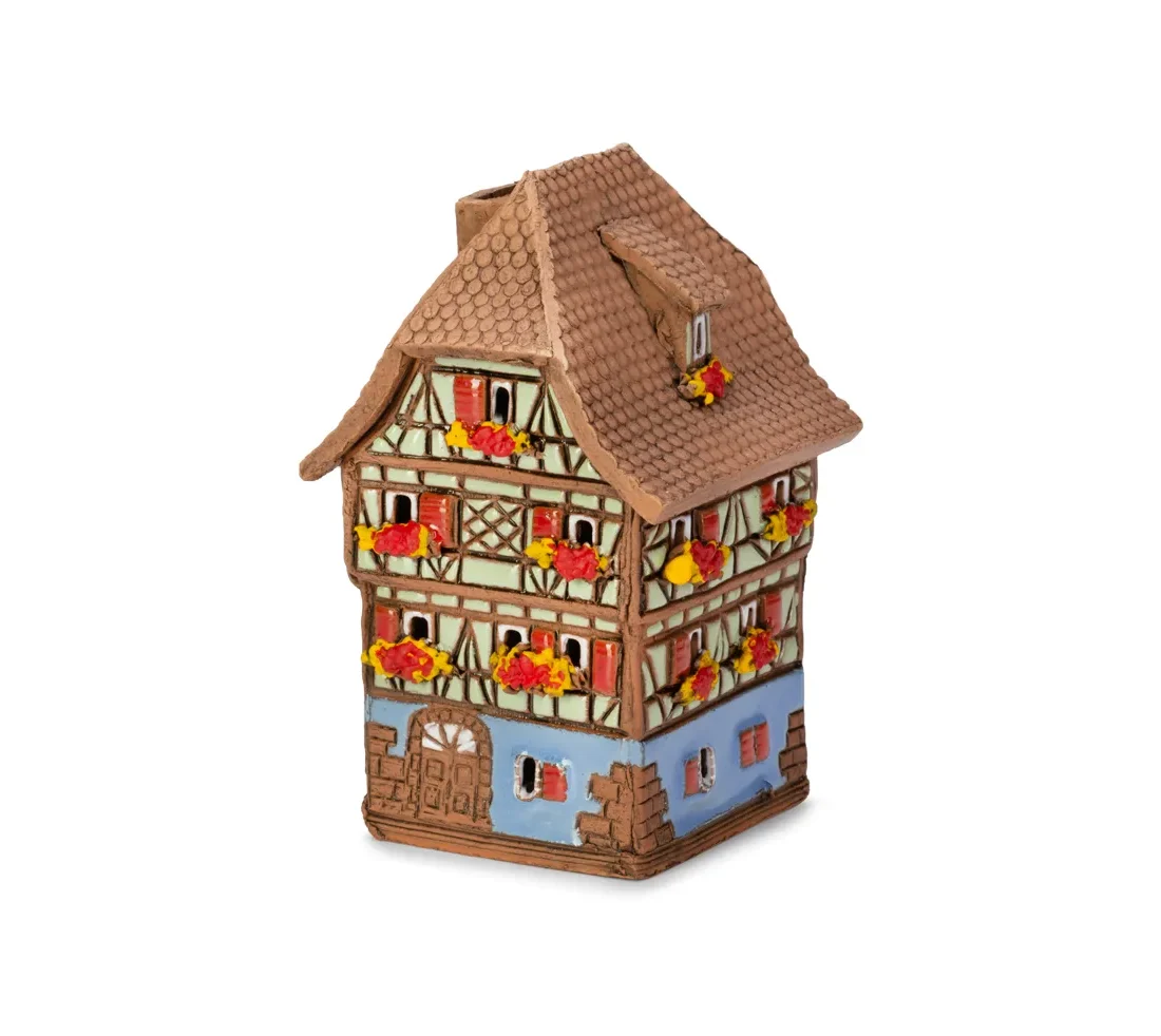Ceramic miniature of original house in Alsace ALS 194 MINI 3