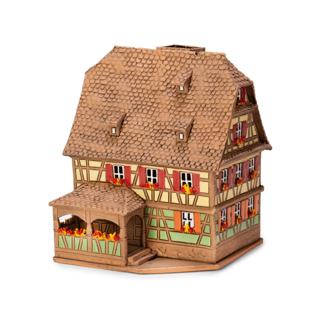 Ceramic miniature of original house in Alsace ALS 225 A 1