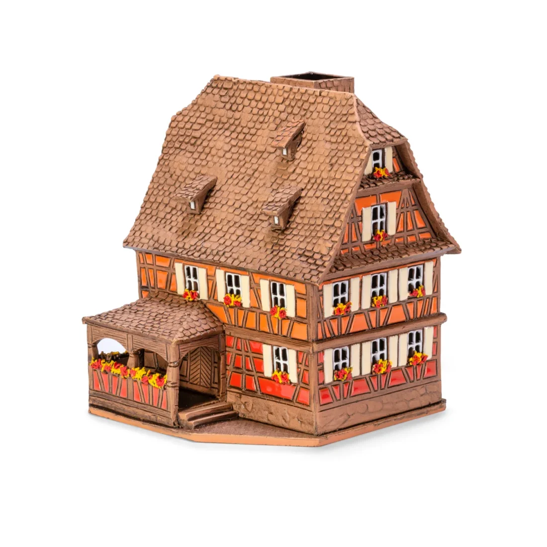 Ceramic miniature of original house in Alsace ALS 225 A 2