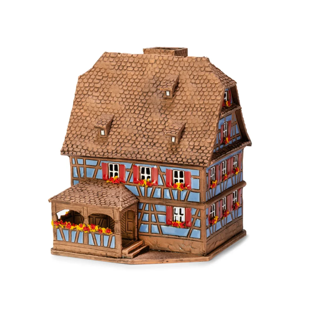 Ceramic miniature of original house in Alsace ALS 225 A 3