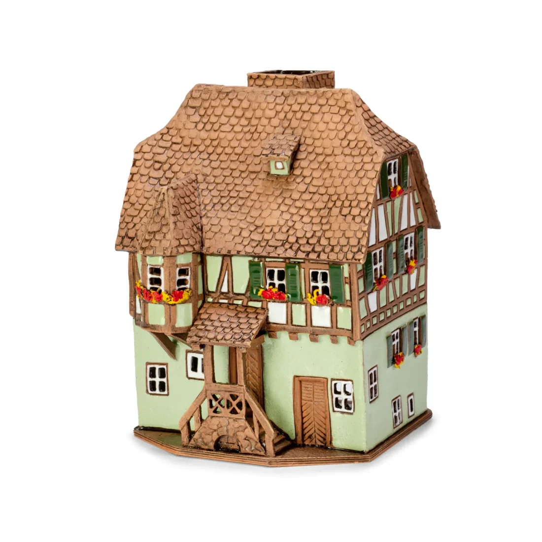Ceramic miniature of original house in Alsace ALS 226 A 2