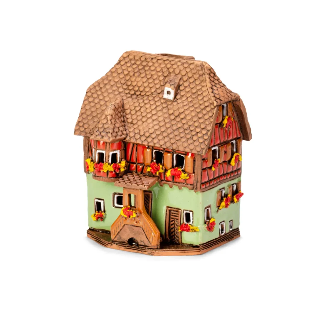Ceramic miniature of original house in Alsace ALS 226 MINI 1