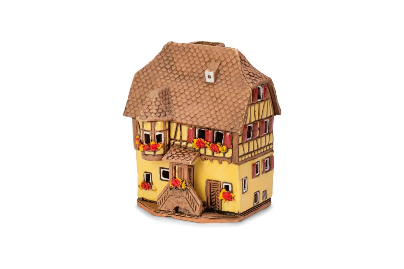 Ceramic miniature of original house in Alsace ALS 226 MINI 3